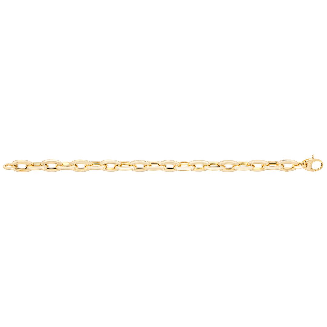 9 Carat (375) Yellow Gold Ladies' 7.5 Inch Fancy Bracelet — 6.5g