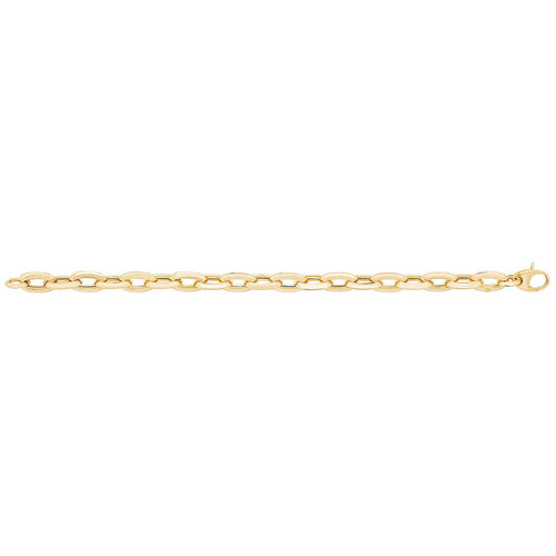 9 Carat (375) Yellow Gold Ladies' 7.5 Inch Fancy Bracelet — 6.5g
