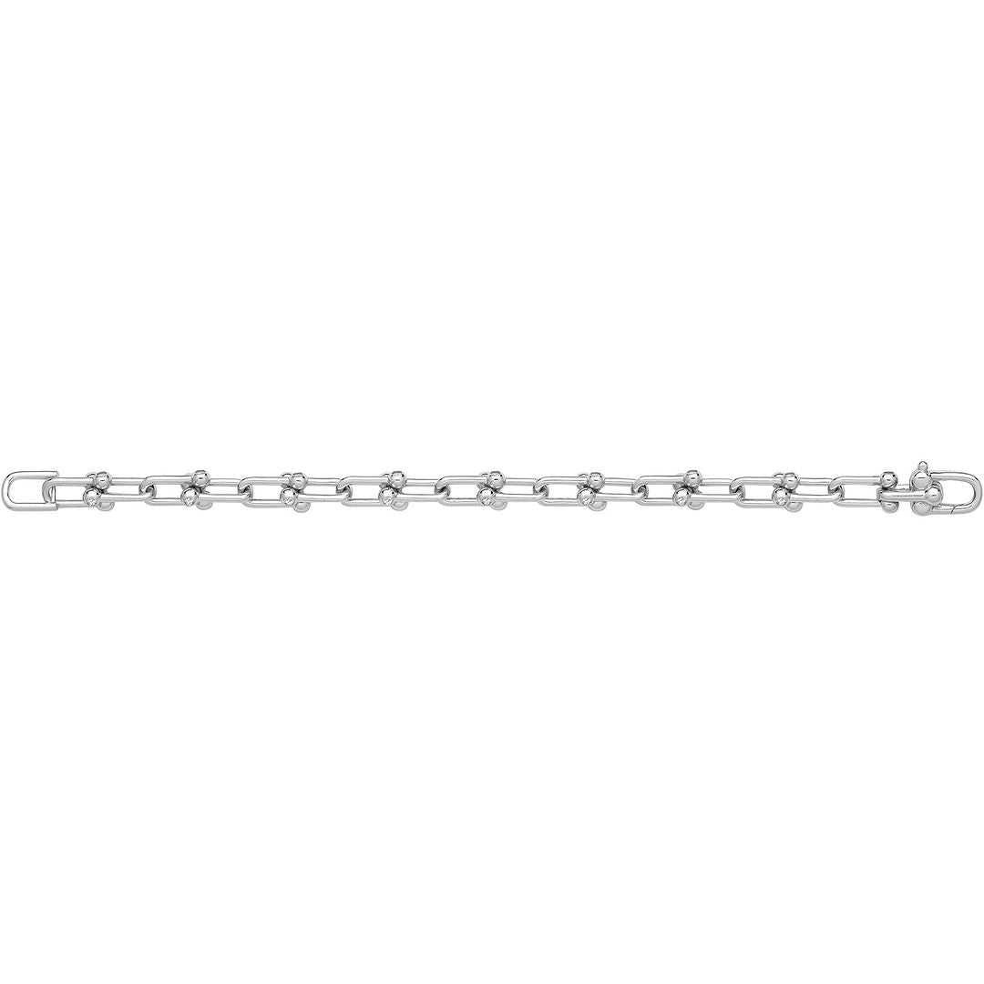 925 Sterling Silver Unisex Hardwear U Links Bracelet — 18.0g