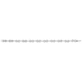 925 Sterling Silver Ladies' Bracelet — 10.8g