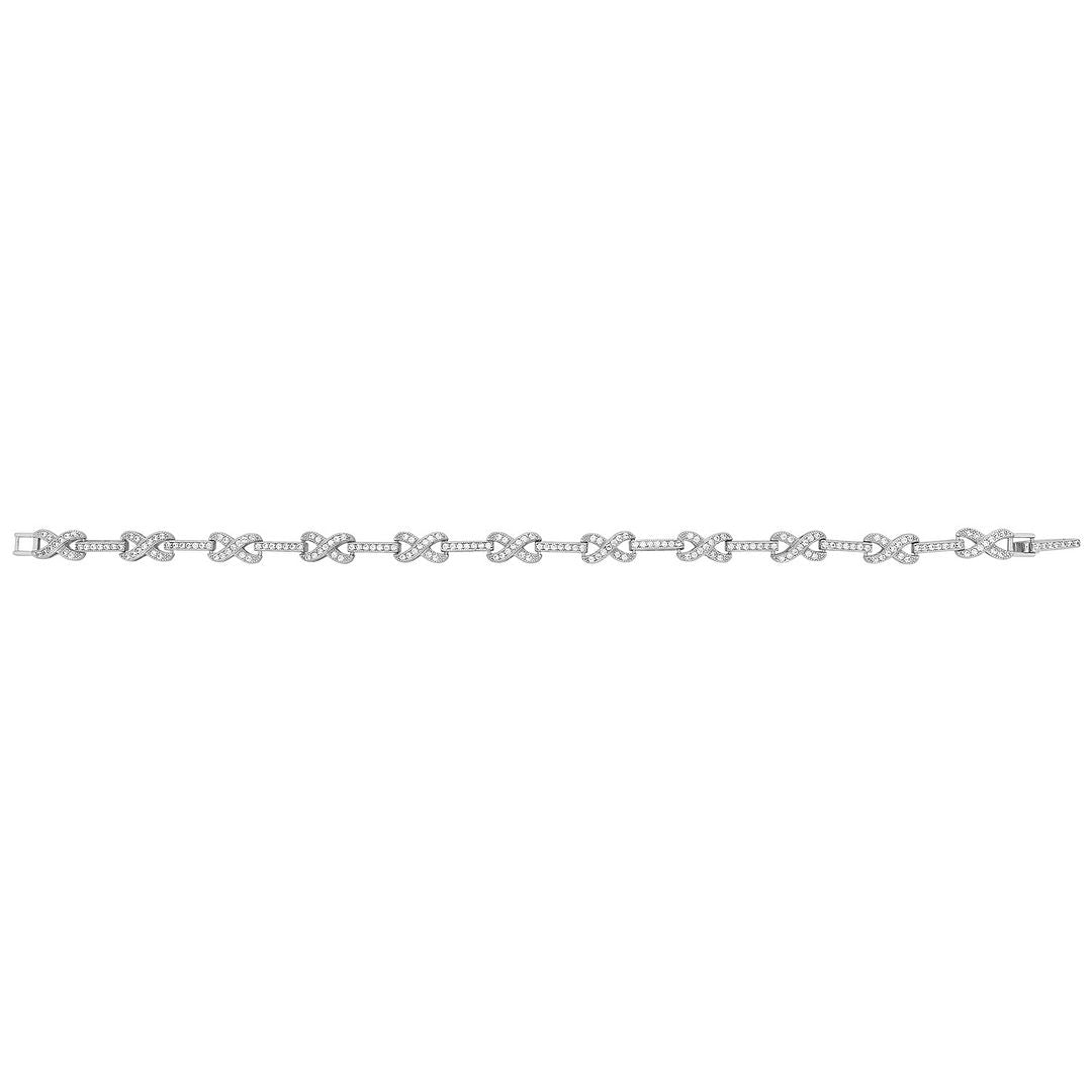 925 Sterling Silver Ladies' Bracelet — 10.8g