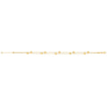 9 Carat (375) Yellow Gold Ladies' 7.2 inches 2 Strand Beaded Bracelet — 1.4g