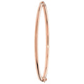 9 Carat (375) Yellow Gold Ladies' Rose Hinged Bangle — 3.1g