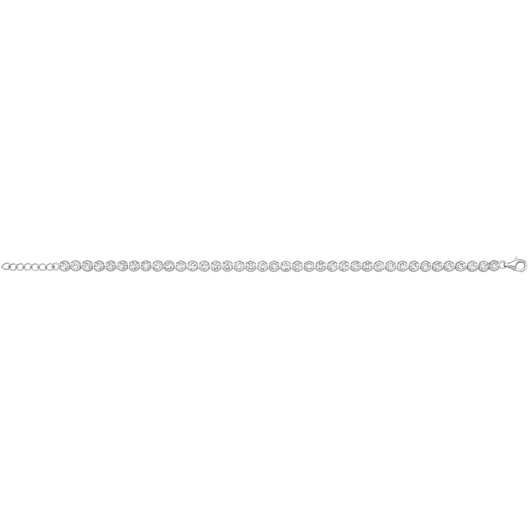925 Sterling Silver Unisex Marquise Shape Bracelet — 9.1g