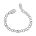 925 Sterling Silver Unisex Infinity Bracelet — 23.1g