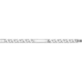 925 Sterling Silver Men's Scale Pattern ID Bracelet — 17.3g