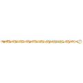 9 Carat (375) Yellow Gold Ladies' 7.5 Inches Fancy Bracelet — 7.8g