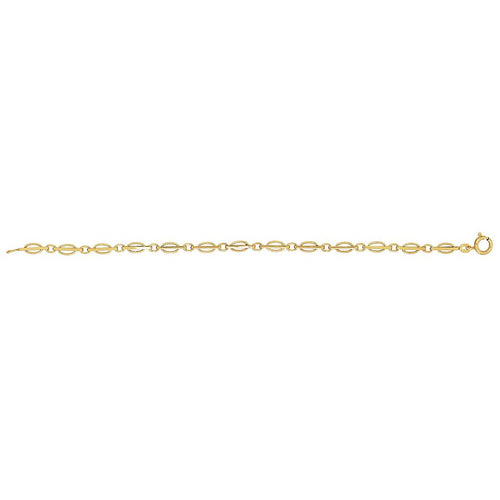 9 Carat (375) Yellow Gold Ladies' 7.5 Inches London Transp Bracelet — 2.8g