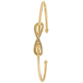9 Carat (375) Yellow Gold Ladies' Open Hinged Bangle — 4.5g