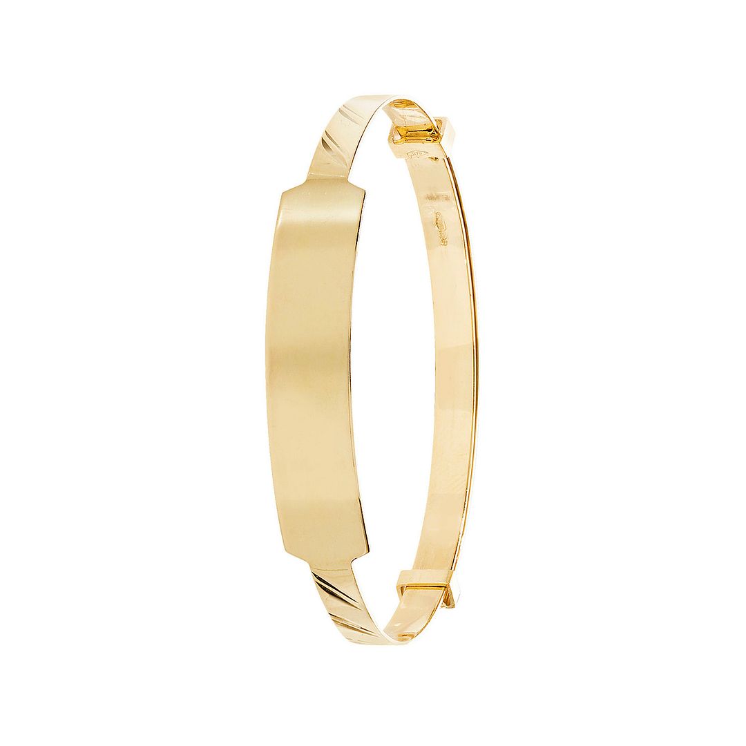 9 Carat (375) Yellow Gold Babies' Expandable 3mm ID Bangle — 2.2g