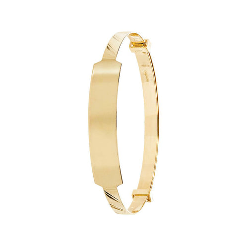 9 Carat (375) Yellow Gold Babies' Expandable 3mm ID Bangle — 2.2g