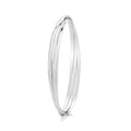 925 Sterling Silver Unisex Russian Bangle — 13.6g