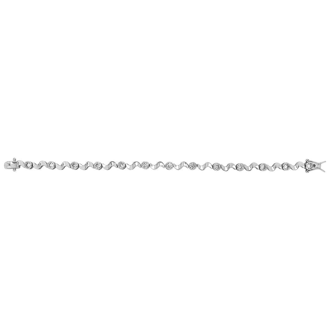 925 Sterling Silver Ladies' Bracelet — 11.5g