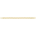 9 Carat (375) Yellow Gold Unisex Hollow Bracelet — 10.9g