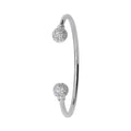 925 Sterling Silver Babies' Torc Bangle — 7.6g