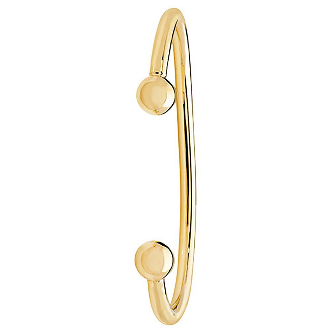 9 Carat (375) Yellow Gold Men's Solid Torc Bangle — 30.1g
