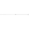 925 Sterling Silver Unisex White Topaz Solitaire Bracelet — 1.2g