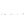 925 Sterling Silver Unisex Double Hole Links Bracelet — 11.1g