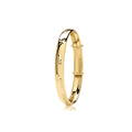 9 Carat (375) Yellow Gold Babies' Diamond Cut Baby Expanding Bangle — 3.1g