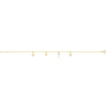9 Carat (375) Yellow Gold Unisex Charms Chain Bracelet — 0.8g