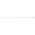 925 Sterling Silver Unisex Opal Solitaire Bracelet — 1.2g