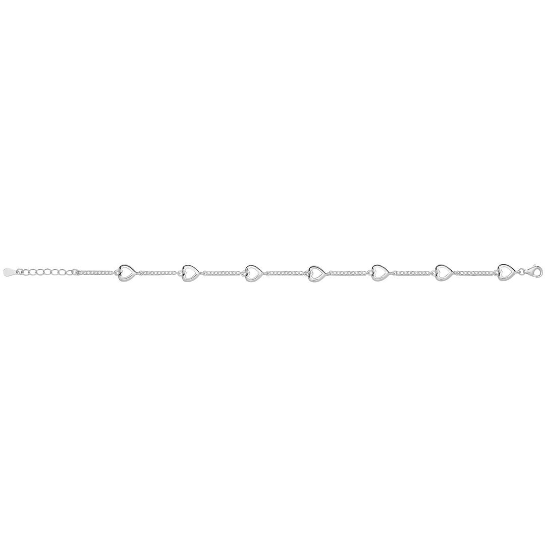 925 Sterling Silver Ladies' Bracelet — 5.0g