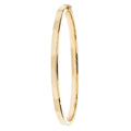 9 Carat (375) Yellow Gold Ladies' Plain Hinged Bangle — 8.5g