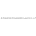 925 Sterling Silver Ladies' Infinity Link Bracelet — 5.2g