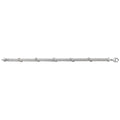 925 Sterling Silver Ladies' Mesh Set Bracelet — 6.2g