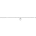 925 Sterling Silver Unisex Double Heart Bracelet — 3.0g