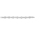 925 Sterling Silver Ladies' Cast Claddagh Bracelet — 13.8g