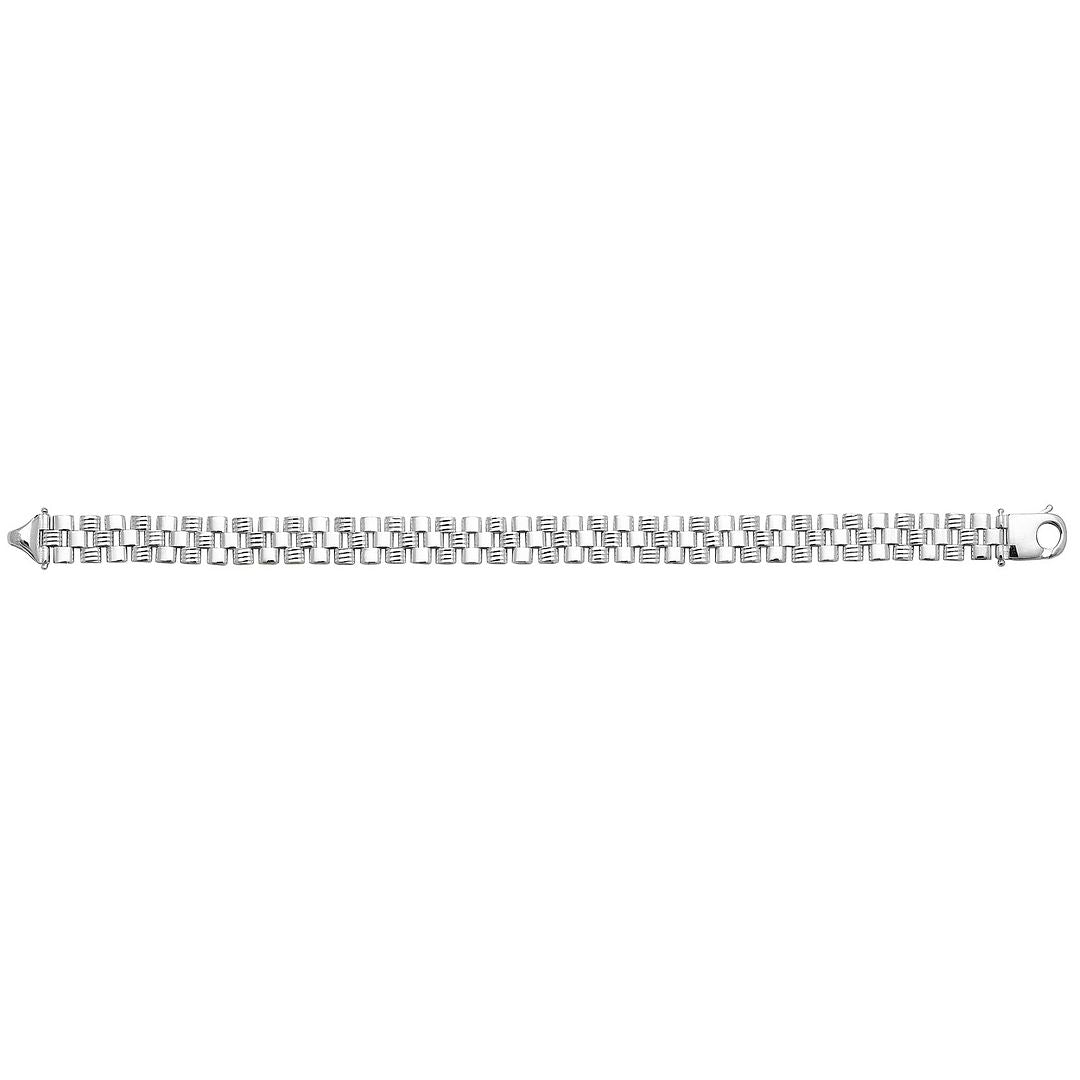 925 Sterling Silver Ladies' Link Bracelet — 13.0g