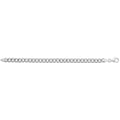 925 Sterling Silver Ladies' Curb Bracelet — 12.0g