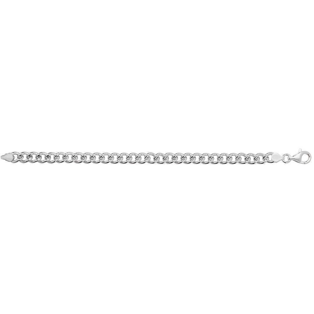 925 Sterling Silver Ladies' Curb Bracelet — 12.0g