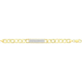9 Carat (375) Yellow Gold Babies' 5.5 Inches Cast ID Bracelet — 7.7g
