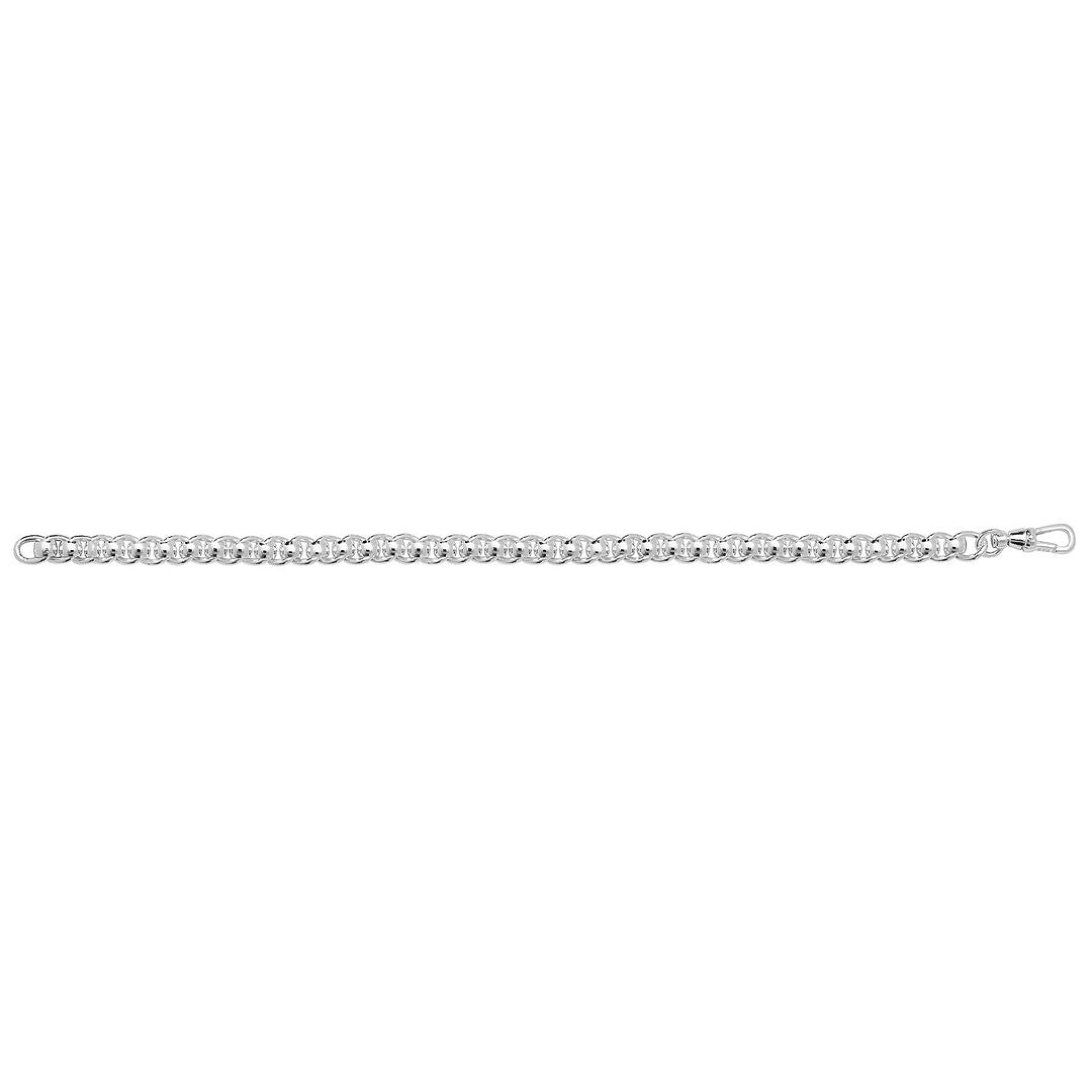 925 Sterling Silver Ladies' Roller Ball Bracelet — 13.1g