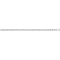 925 Sterling Silver Unisex Links Bracelet — 16.1g
