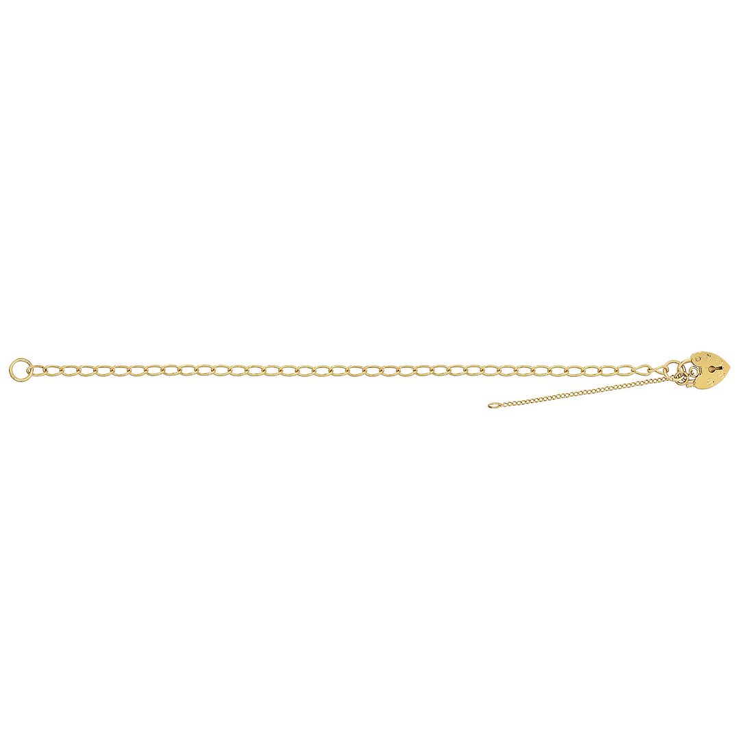 9 Carat (375) Yellow Gold Ladies' Charm Bracelet — 3.2g