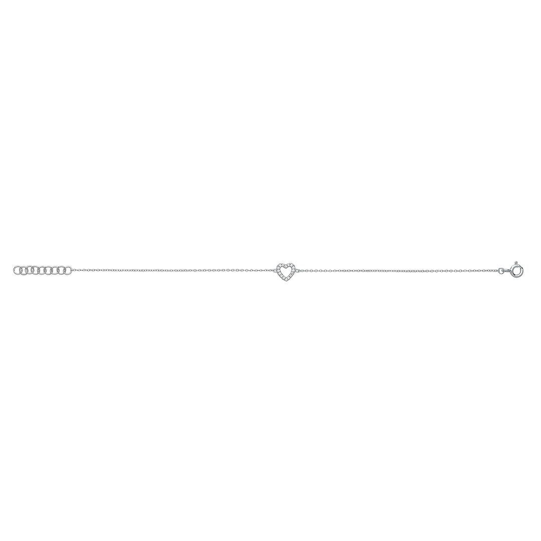 925 Sterling Silver Ladies' Bracelet — 0.9g
