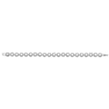 925 Sterling Silver Ladies' Halo Style Bracelet — 16.3g