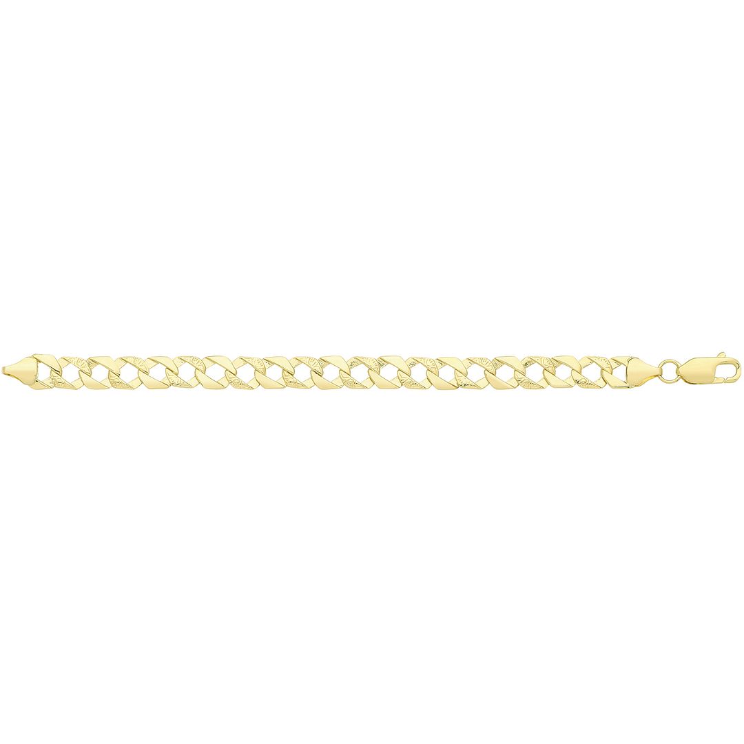 9 Carat (375) Yellow Gold Babies' 6 Inches Cast Bracelet — 6.2g