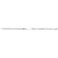 925 Sterling Silver Men's Curb ID Bracelet — 8.0g