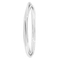 925 Sterling Silver Ladies' Round Russian Bangle — 15.3g