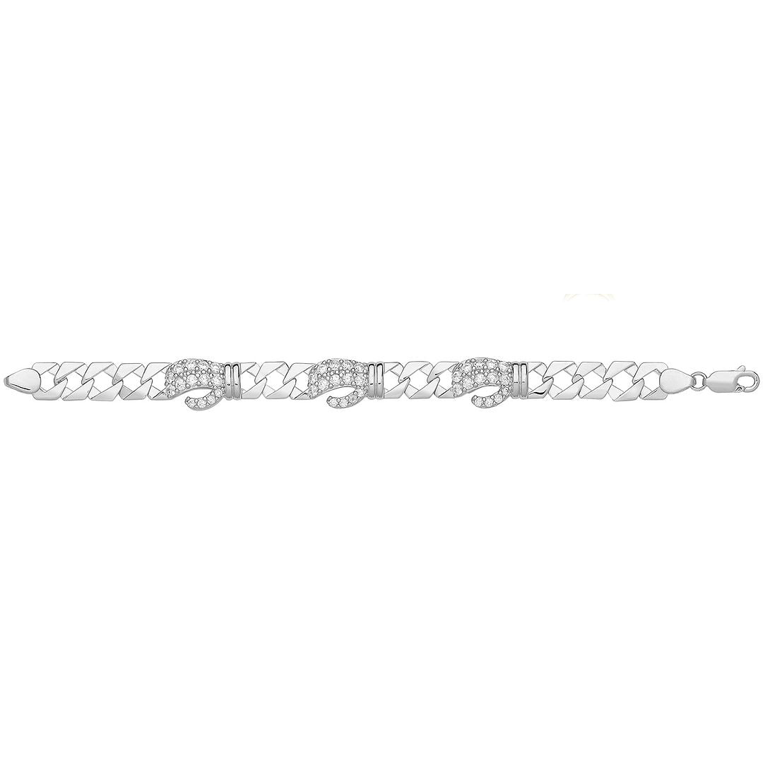925 Sterling Silver Babies' Boxing Glove Baby Bracelet — 9.7g