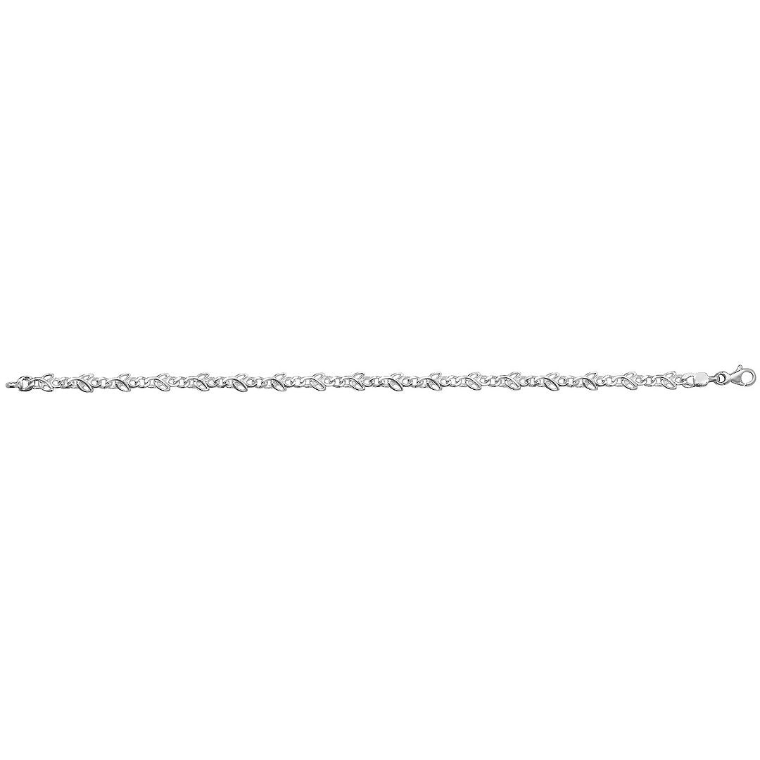 925 Sterling Silver Ladies' Celtic Design Bracelet — 4.1g