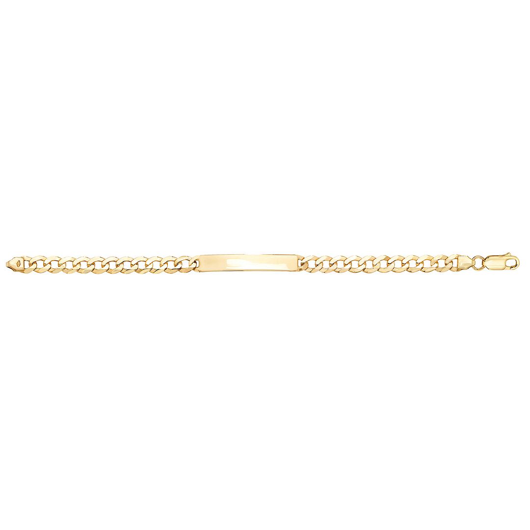 9 Carat (375) Yellow Gold Babies' 6 Inches ID Bracelet — 5.2g