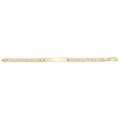 9 Carat (375) Yellow Gold Babies' 6 Inches ID Bracelet — 5.2g