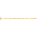 9 Carat (375) Yellow Gold Unisex Hollow Bracelet — 4.4g