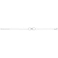 925 Sterling Silver Unisex Oval Links Bracelet — 1.9g