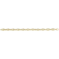 9 Carat (375) Yellow Gold Unisex Hollow Bubble Link Bracelet — 6.0g